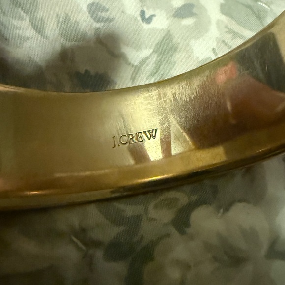 J. Crew Bold Pink and Gold Bracelet - Picture 2 of 2